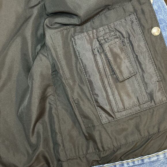 NRA Gear Women’s Denim Trucker Jean Jacket Concealed Carry Sz L made In USA - Picture 8 of 11